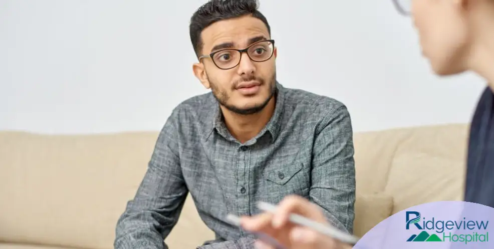 Doctor talking about Xanax and treatment