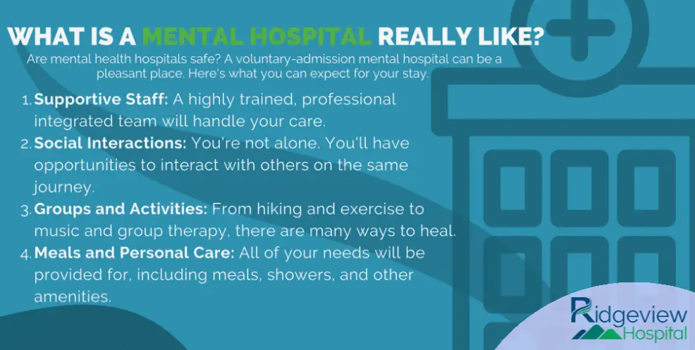 What is a Mental Health Hospital Really like - infographic