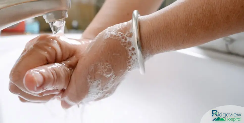 washing hands - illustration
